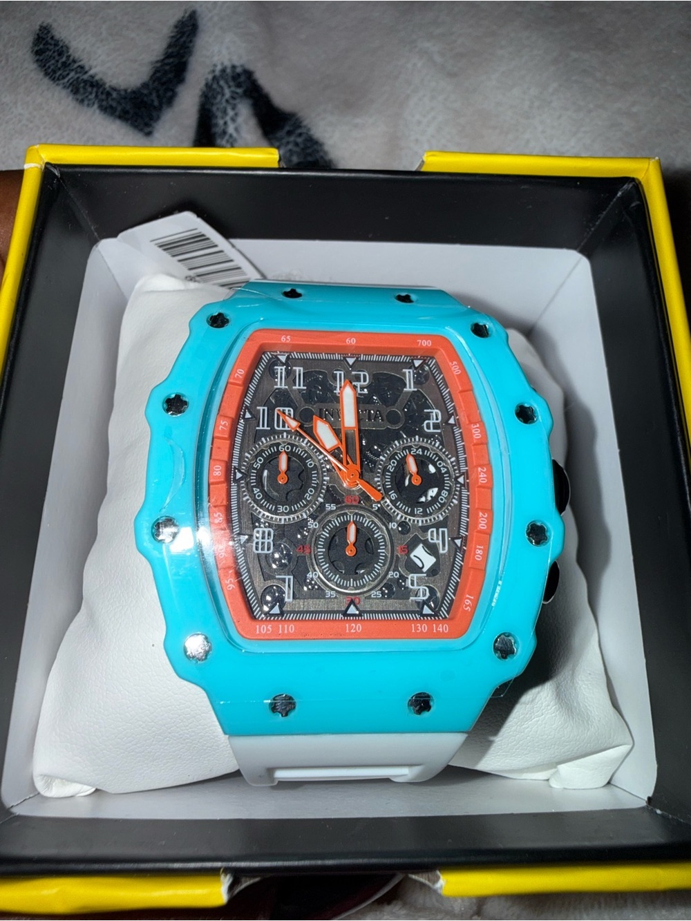 Invicta Racing Sports Watch 69708 “Miami Dolphin Colors”- New